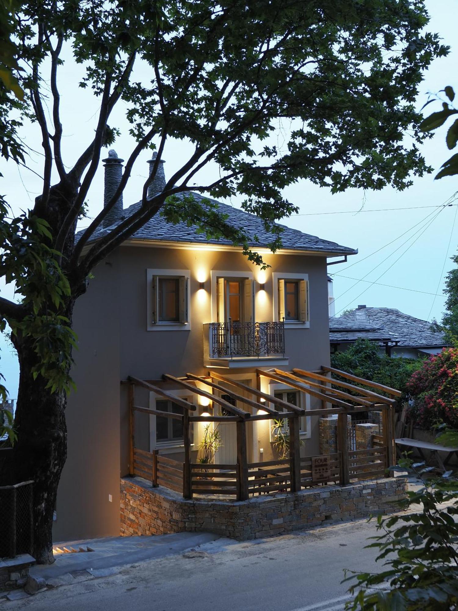 Four Elements Villa Tsagarada Bagian luar foto